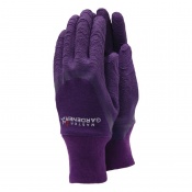 Town and Country Master Gardener Purple Cotton Gardening Gloves