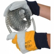 Cotton Chrome Gloves With Yellow Backing USCCFKL