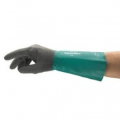 Ansell AlphaTec 58-435 Gauntlet Cuff Chemical-Resistant Gloves