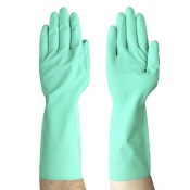 Ansell AlphaTec 79-340 Chemical-Resistant Nitrile Gauntlet Gloves