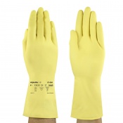 Ansell AlphaTec 87-086 Chemical Rubber Food Gauntlet Gloves