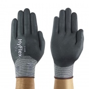 Ansell HyFlex 11-539 Nitrile-Coated Grip Gloves