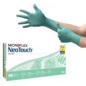 Ansell NeoTouch 25-201 Green Disposable Neoprene Gloves