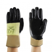 Ansell NitraSafe 28-329 Palm-Coated Kevlar Work Gloves