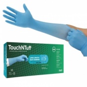 Ansell TouchNTuff 93-263 Disposable Long-Cuffed Nitrile Gloves