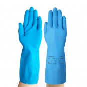 Ansell AlphaTec 37-501 Chemical-Resistant Gauntlet-Style Nitrile Gloves