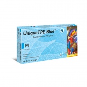 Aurelia Unique TPE Powder-Free Blue Gloves 48226-9