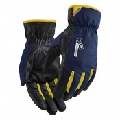 Blaklader Workwear 2872 Waterproof Fleece Lined Work Gloves (Dark Navy/Yellow)