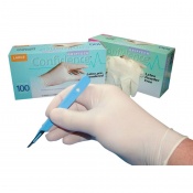 Confidence Latex Powder-Free Disposable Gloves LPF