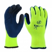 UCi KOOLgrip Hi-Vis Yellow Grip Gloves (Case of 100 Pairs)