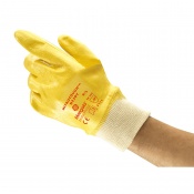 Ansell Industrial Nitrotough N250Y Nitrile-Coated Gloves
