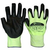 Polyco Matrix Green PU Fingerless Gloves MGP-FL