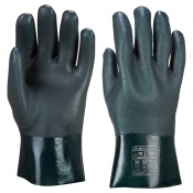 Portwest A827 27cm Chemical-Resistant PVC Gauntlets