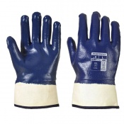 Portwest A302 Nitrile Fully Dipped Safety Cuff Gloves (Case of 144 Pairs)