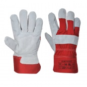 Portwest A220 Premium Chrome Rigger Red Gloves
