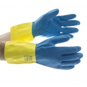 Shield GI/500 Bi-Colour Rubber/Chloroprene Industrial Gloves