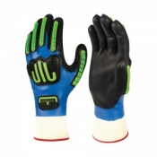 Showa 377-IP Impact-Resistant Nitrile-Coated Industrial Gloves