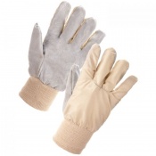Supertouch Cotton Chrome Gloves - Straight Thumb 26003