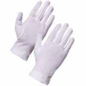 Supertouch White Cotton Gloves Forchette 2550 (Case of 500 Pairs)