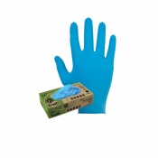 TraffiGlove Sustain Tri-Polymer Disposable Nitrile Gloves (Box of 100 Gloves)