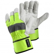 Ejendals Tegera 198 Hi-Vis Padded Work Gloves