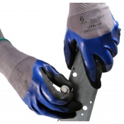 Tornado Oil-Teq 1 3/4 Coated Industrial Safety Gloves OIL1