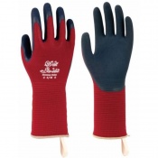 Towa Foresta TOW393 Burgundy Premium Latex-Coated Gardening Gloves