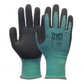 TraffiGlove TG595 Glaze Cohesion XP Coating Cut Level 5 Safety Gloves