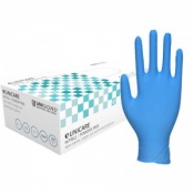 Unicare Blue Powder-Free Textured Nitrile Gloves GS003