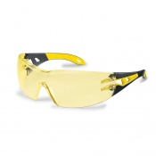 Uvex Pheos Amber-Tinted Safety Glasses 9192-385