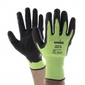 Uvex Unidur 6659 GR Green PU-Coated Cut Resistant Gloves