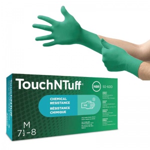 Ansell TouchNTuff 92-600VP Powder-Free Single-Use Sustainable Nitrile Gloves