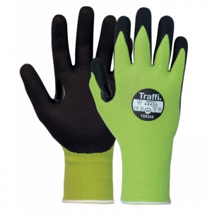 GLOBALIT Portwest A140 Thermal Black/Yellow Gloves - SafetyGloves.co.uk