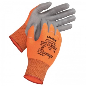 Uvex Phynomic X-Foam HV Hi-Vis Grip Gloves