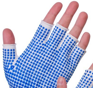Pvc fingerless gloves hotsell