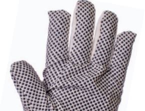 PVC dots increase wearer grip in all conditions PVC dots increase wearer grip in all conditions