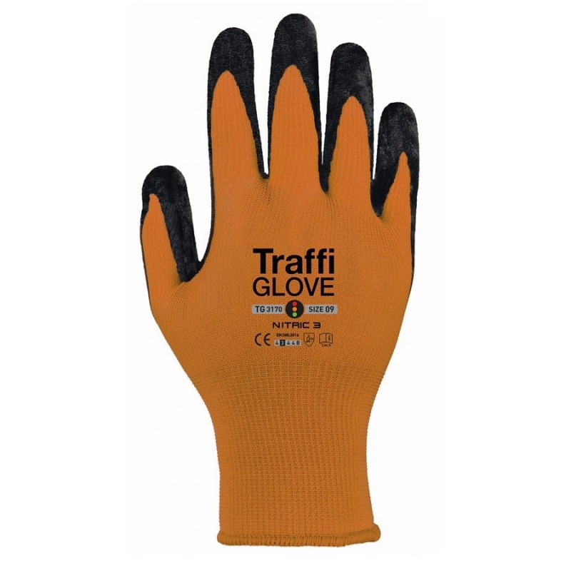 TraffiGlove TG3170 Nitric Cut Level 3 Nitrile Coated Gloves