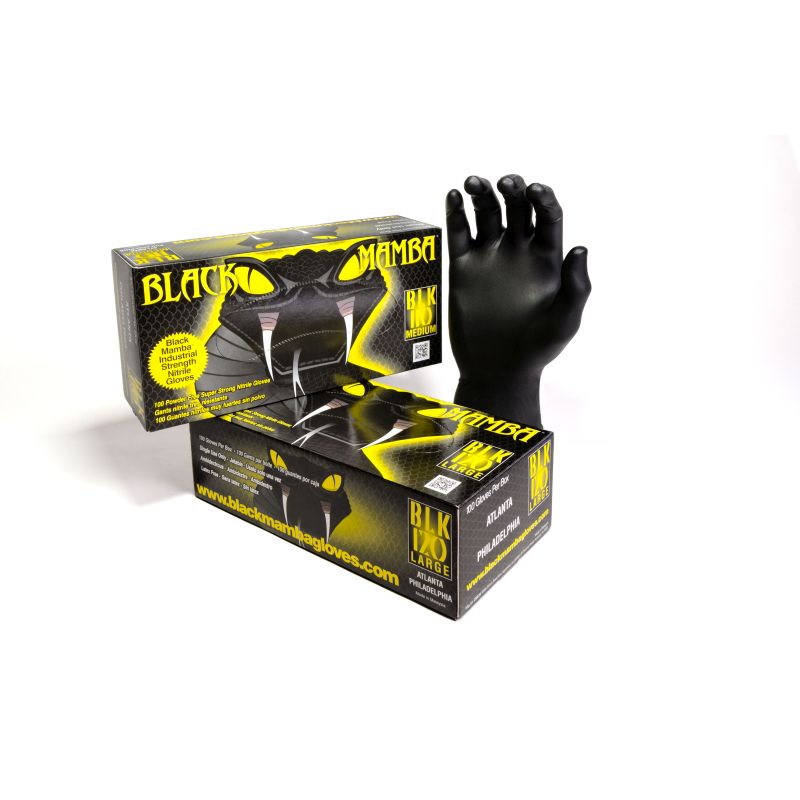 Top Pick Disposable Gloves - Black Mamba