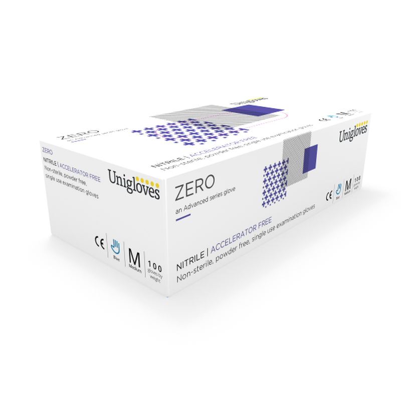Unigloves Zero Nitrile GM005 Accelerator-Free Gloves
